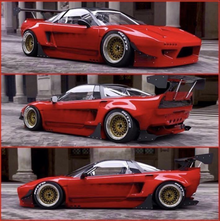 限定1台!希少!】1/10RC クリアボディ PANDEM ホンダ NSX TT-01 TT-02