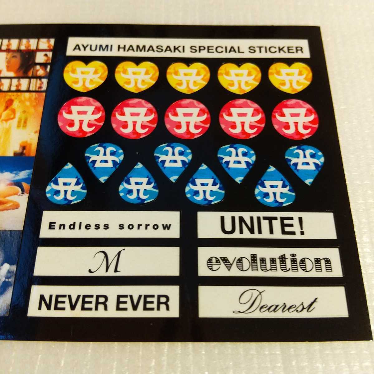 浜崎あゆみ スペシャルステッカー SPECIAL STICKER 非売品 2枚セット