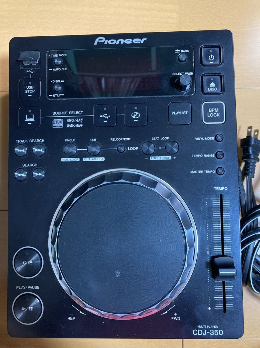 Pioneer CDJ 350 パイオニア DJ マルチプレーヤー ブラック USB