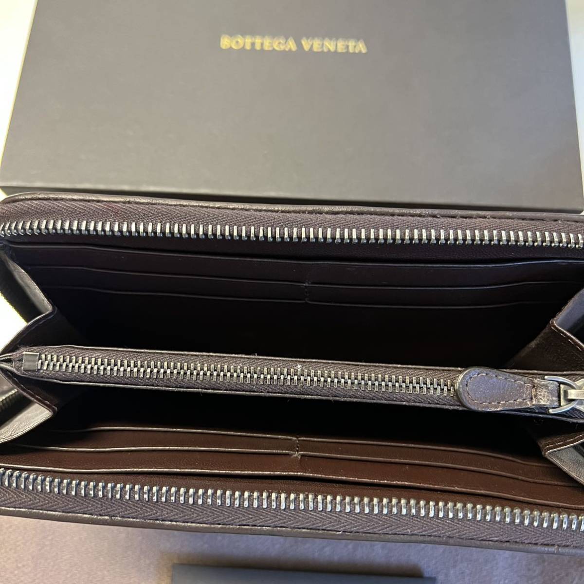 未使用に近い! ボッテガヴェネタ BOTTEGA VENETA 財布 長財布