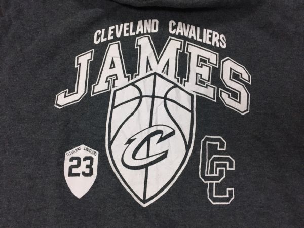 NBA バスケットボール クリーブランド・キャバリアーズ Cleveland Cavaliers プルオーバー パーカー スウェット キッズ XL グレー_画像3