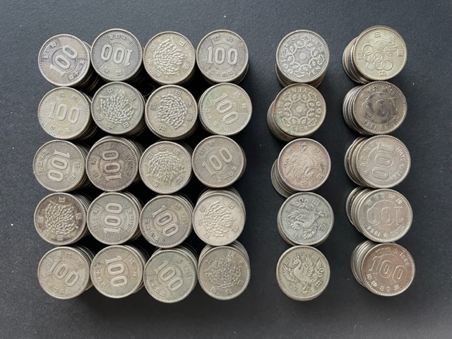 旧100円銀貨 稲穂(200枚)鳳凰(50枚)東京五輪(50枚)計300枚 - dloy.com.my