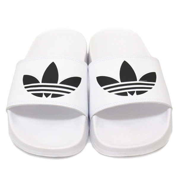 adidas (アディダス) FU8297 ADILETTE LITE オリジナルス アディレッタ ライト フットウェアホワイトxコアブラックxフットウェアホワイト A_adidas