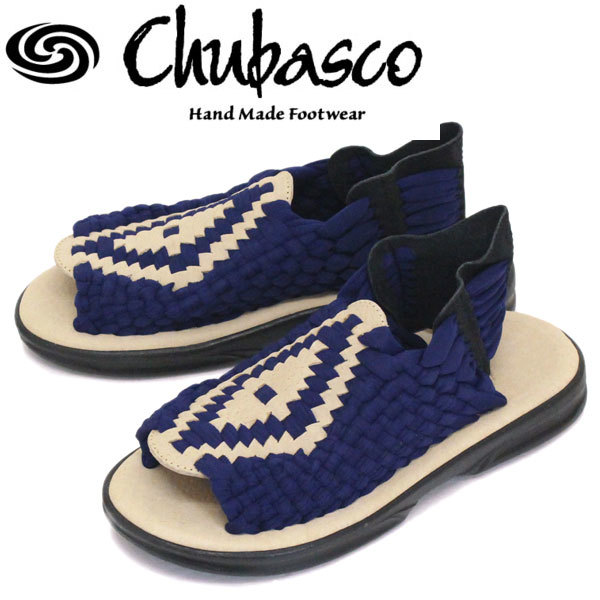 Chubasco (チュバスコ) AZ16020O AZTEC アズテック オリジナルソール サンダル NAVY/SAND US8-約26.0cm