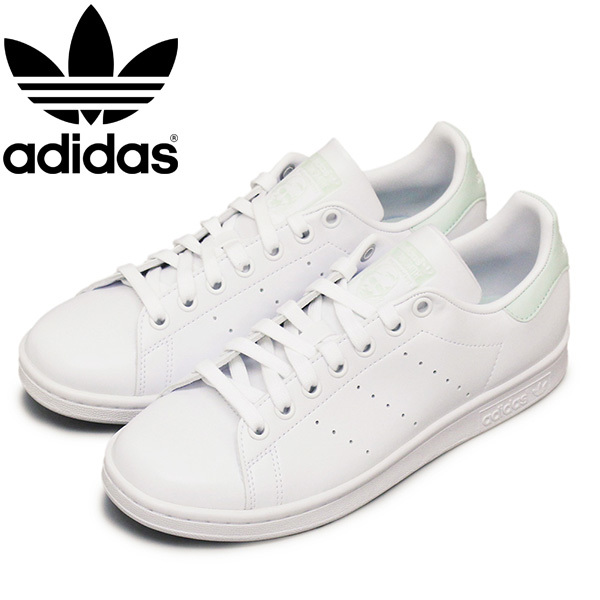 adidas (アディダス) G58186 STAN SMITH W スタンスミス レディース スニーカー フットウェアホワイトxダッシュグリーンxコアブラック AD09_adidas