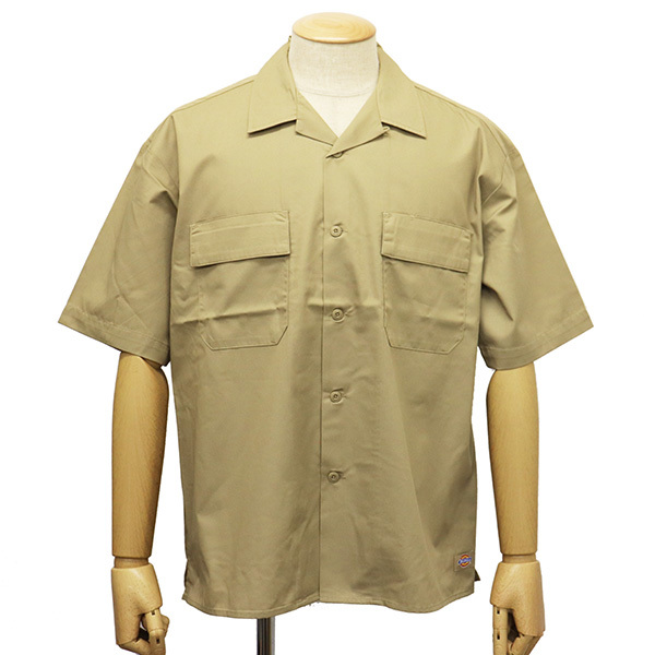 Dickies (ディッキーズ) 14772900 T/C ワーク半袖シャツ DK009 074ベージュ M_Dickies