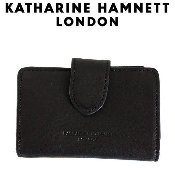 KATHARINE HAMNETT LONDON (キャサリンハムネット ロンドン) 490-57002 Soft キーケース 全2色01クロ