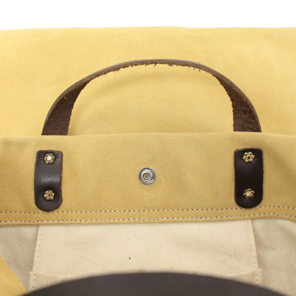 HERITAGE LEATHER CO.(ヘリテージレザー) NO.8385 Suede Book Tote Bag(スエードブックトートバッグ) Tan Suede HL168_HERITAGELEATHERCO.NO.8385SuedeBookToteBa