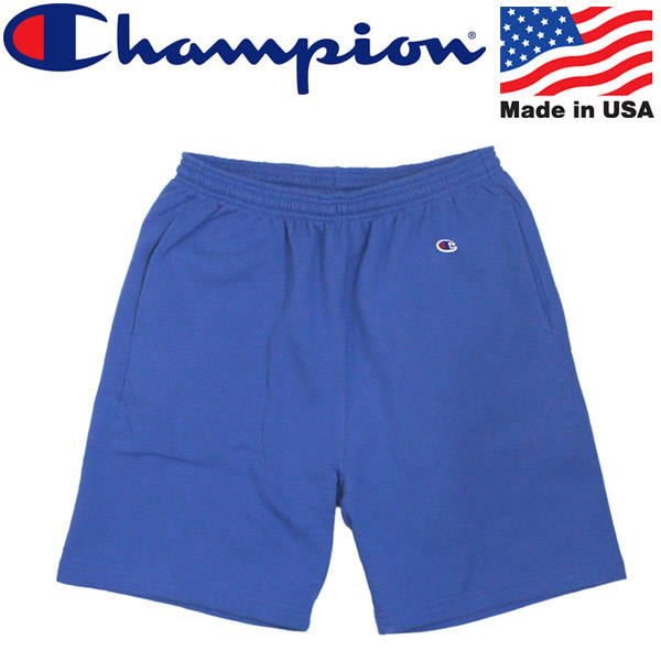 Champion ( Champion ) C5-R501 SWEAT SHORT PANT sweat short pants America made CN040 327 royal blue S