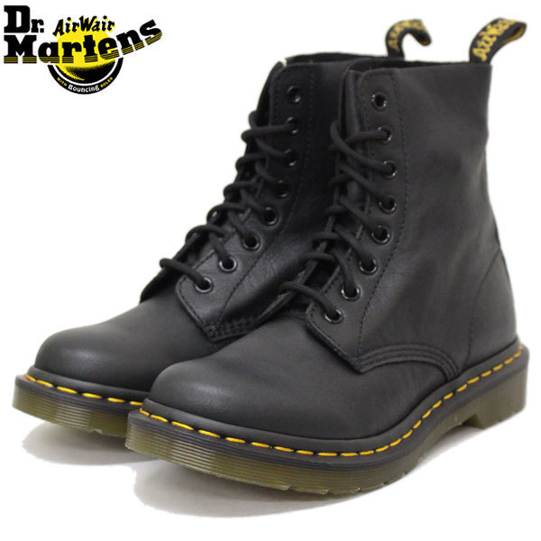 Dr.Martens ドクターマーチン CORE PASCAL パスカル 8ホールブーツ BLACK VIRGINIA レディース UK6-約25cm