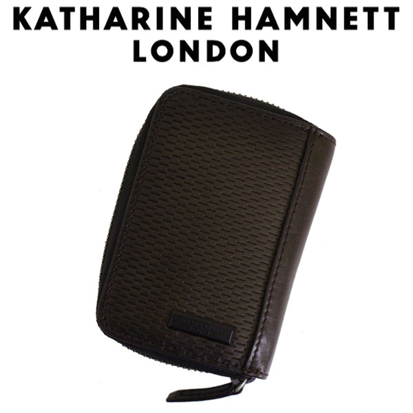 KATHARINE HAMNETT LONDON (キャサリンハムネット ロンドン) 490-58000 Mesh キーケース 全2色 52カーキ_KATHARINE HAMNETT LO