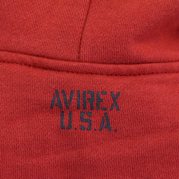 AVIREX (アヴィレックス) 6153511 DAILY L/S SWEAT PULL PARKA デイリー ロングスリーブ スウェット プル パーカー 783-5231002 全5色 34-R_AVIREX