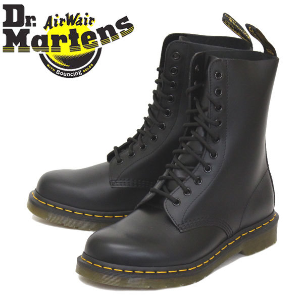 Dr.Martens (ドクターマーチン) 11857001 1490 10ホール SMOOTH レザーブーツ BLACK UK8-約27.0cm_Dr.Martensドクターマーチン正規取扱店THRE