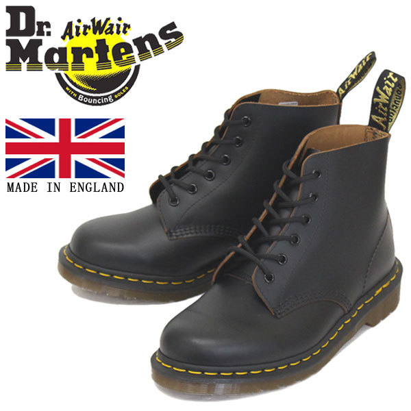 Dr.Martens (ドクターマーチン) 26075001 VINTAGE 101 6EYE レザーブーツ BLACK イングランド製 UK9-約28.0cm