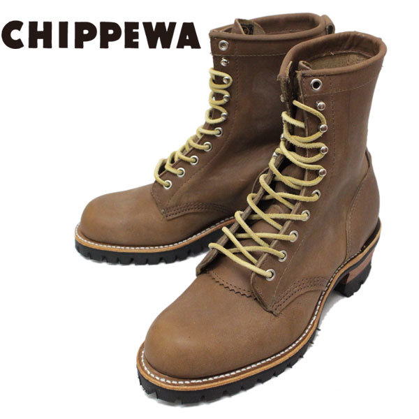 CHIPPEWA チペワ 1957 ORIGINAL MOUNTAINEER BOOTS プレーントゥ マウンテニアリングブーツ MAPLE LEAF-US9D-約27cm