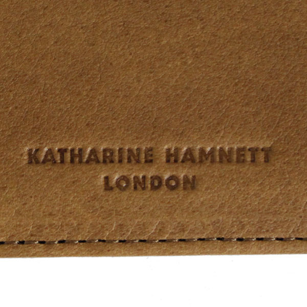 KATHARINE HAMNETT LONDON (キャサリンハムネット ロンドン) 490-57001 Soft 名刺入れ 全2色02チャ_Soft
