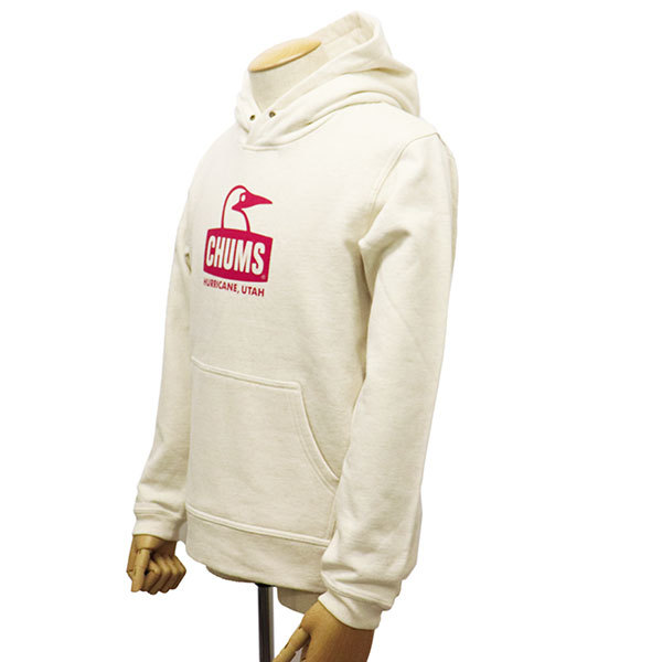 CHUMS (チャムス) CH00-1303 Booby Face Pullover Parka ブービーフェイスプルオーバーパーカー CMS076 W007H.NaturalxRed XL_CHUMS