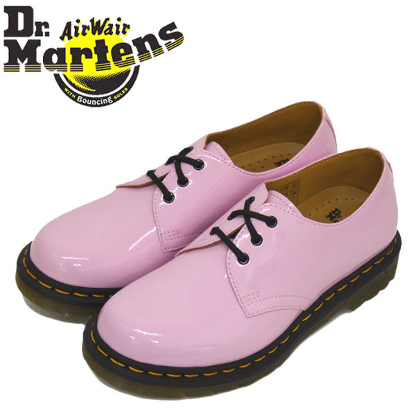 Dr.Martens (ドクターマーチン) WMS 26422322 1461 3EYE レディース パテントレザーシューズ PALE PINK UK5-約24.0cm