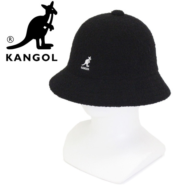 KANGOL (カンゴール) SMU Boiled Wool Casual カジュアル ハット 全2色 KGL001 BLACK