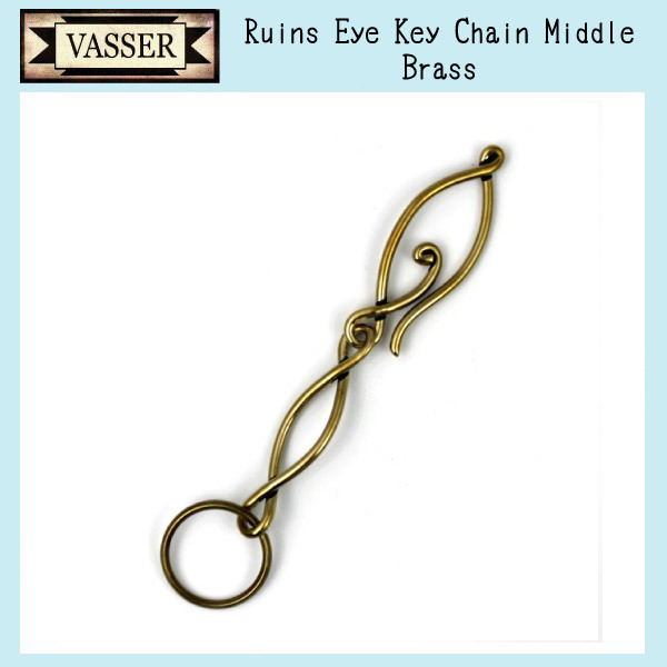 誕生日プレゼント Chain Key Eye VASSER(バッサー)Ruins Middle Brass