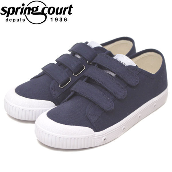 spring court (スプリングコート) G2SV-V1 G2 Velcro Canvas (ベロクロキャンバス) レディース スニーカー MIDNIGHT BLUE (ミッドナイトブ