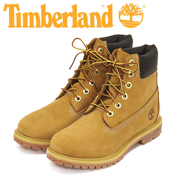 Timberland (ティンバーランド) 10361 6in PREM WP BT 6インチプレミアムウォータープルーフブーツ レディース Wheat Nubuck TB308 US7.5-