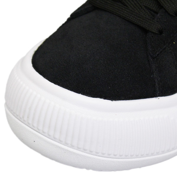 PUMA ( Puma ) 380686-02 suede mayu lady's sneakers 02 Puma black x Puma white PM169 24.5cm