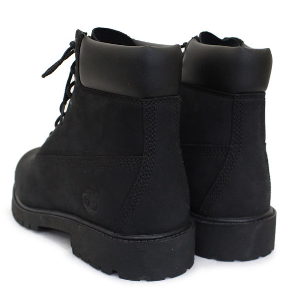 Timberland (ティンバーランド) 12907 6in Premium WP Boot 6インチ プレミアム ウォータープルーフ ブーツ レディース キッズ Black Nubuc_Timberland