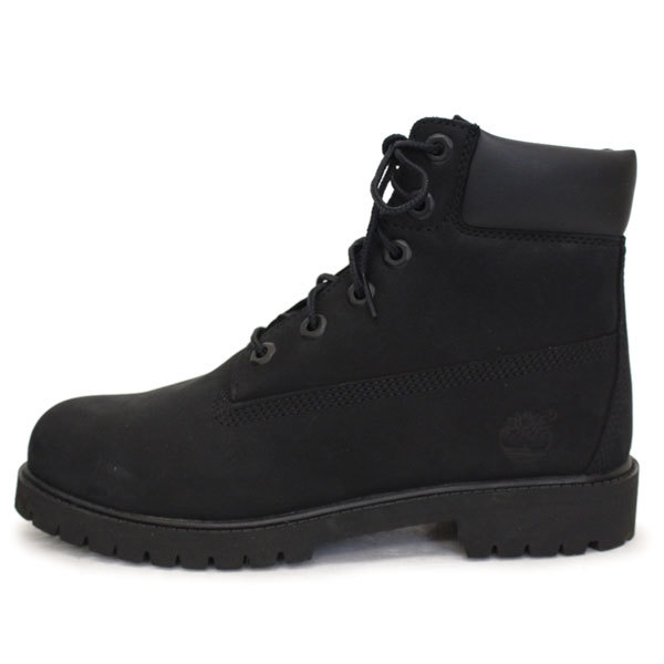 Timberland (ティンバーランド) 12907 6in Premium WP Boot 6インチ プレミアム ウォータープルーフ ブーツ レディース キッズ Black Nubuc_Timberland