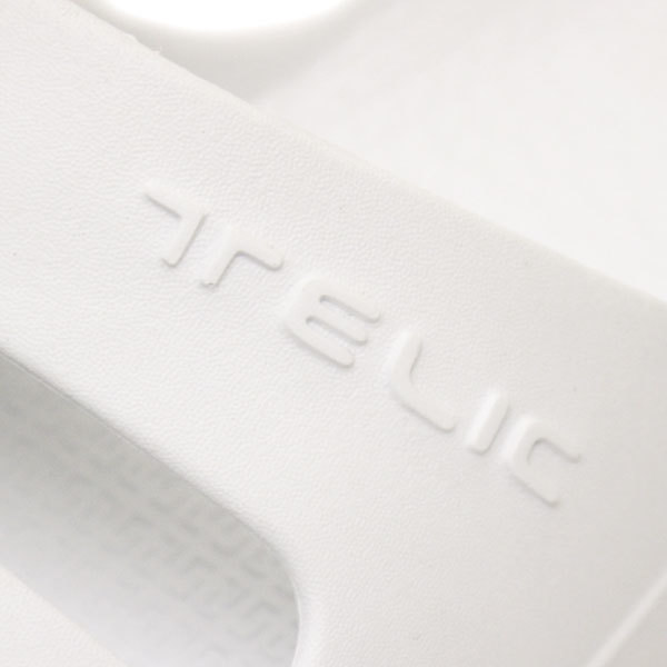 TELIC (テリック) W-STRAP 厚底 スライドサンダル WHITE TL007 M-24-24.5cm_TELIC