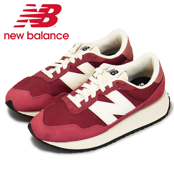 new balance (ニューバランス) WS237 DF1 レディーススニーカー RED NB781 Bワイズ 24.0cm