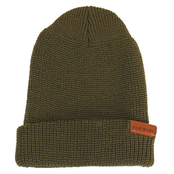 REDWING (レッドウィング) 97491 Merino Wool Knit Hat メリノウール ニットハット Olive オリーブ_RED WING(レッドウィング)正規取扱店THREEW