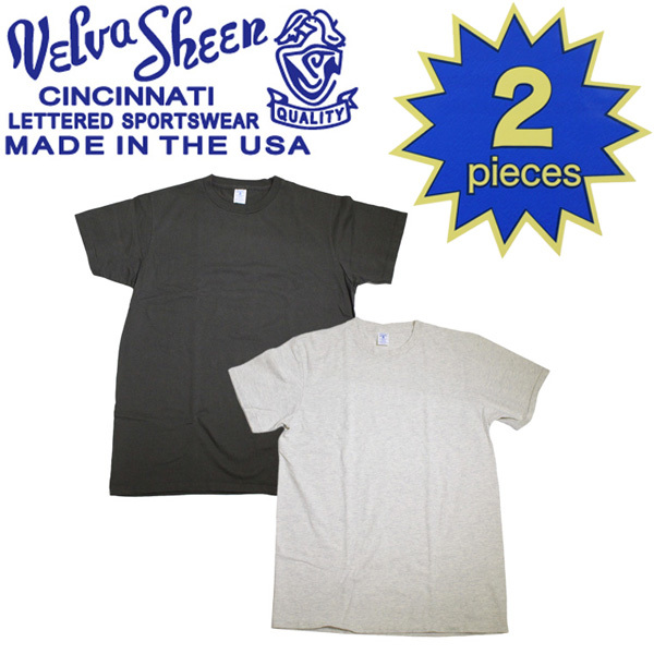 Velva Sheen (ベルバシーン) 160919 2PAC C/N TEE (半袖 丸首 ) クルーネックTシャツ ポケット