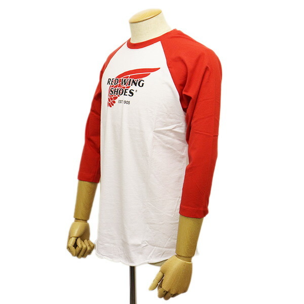 REDWING (レッドウィング) 95084 BASEBALL LOGO T-SHIRT 7分袖 ベースボール ロゴTシャツ S_RED WING(レッドウィング)正規取