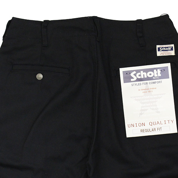 Schott (ショット) 3910009(旧品番3116036) TC WORK PANTS ワーク パンツ 09(010)BLACK XL_Schott