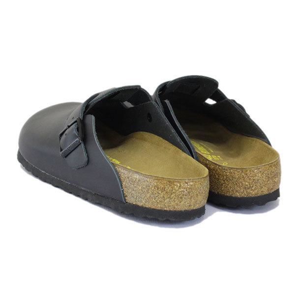 BIRKENSTOCK (ビルケンシュトック) 060191 BOSTON (ボストン) スムースレザー サンダル レギュラー(幅広) BLACK(ブラック) BI041-43-約28.0_BIRKENSTOCKBOSTON(ボストン)(幅広)BLACKBI