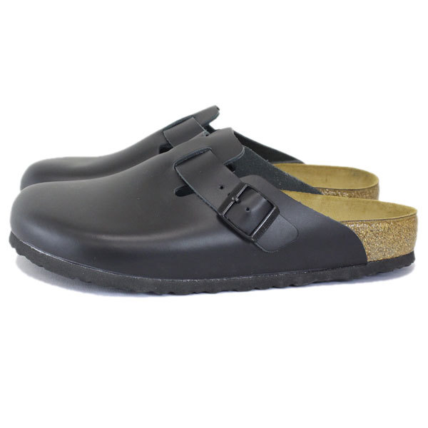 BIRKENSTOCK (ビルケンシュトック) 060191 BOSTON (ボストン) スムースレザー サンダル レギュラー(幅広) BLACK(ブラック) BI041-43-約28.0_BIRKENSTOCKBOSTON(ボストン)(幅広)BLACKBI