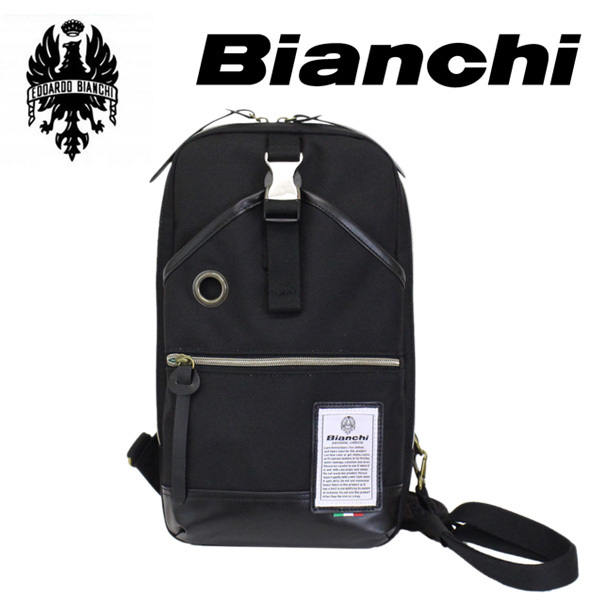 祝開店！大放出セール開催中 Bianchi(ビアンキ) NBTC-10 BIA005 BLACK/BLACK ボディ/ワンショルダーバッグ ボディバッグ