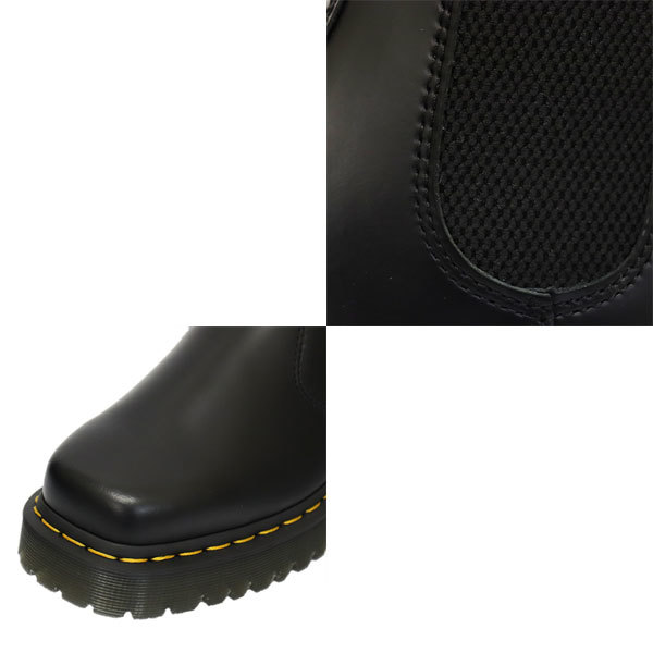 Dr.Martens (ドクターマーチン) 27888001 2976 BEX SQUARED チェルシー サイドゴア レザーブーツ BLACK UK8-約27.0cm_Dr.Martensドクターマーチン正規