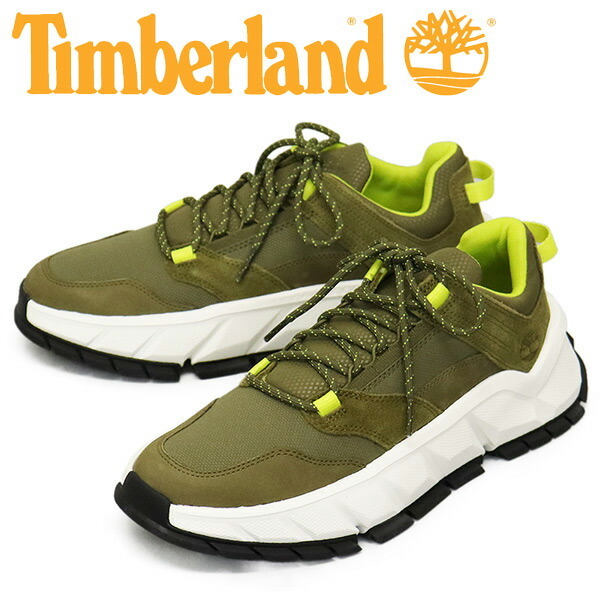 Timberland (ティンバーランド) A41AH TURBO LOW ターボロウハイカーシューズ Olive TB344 US9-約27.0cm