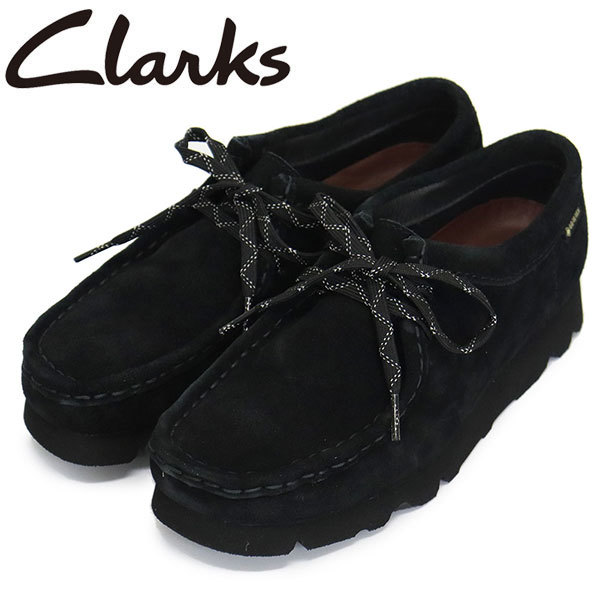 Clarks (クラークス) 26169024 Wallabee GTX ワラビー ゴアテックス レディース シューズ Black Sde CL063 UK4.5-約23.5cm