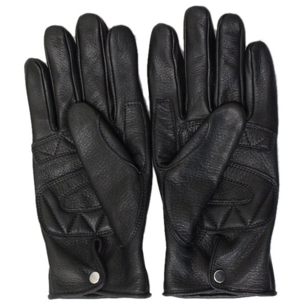 Schott (ショット) 3970029(3169030) ONE STAR GLOVE ワンスター サマー レザーグローブ 010BLACK 日本製 S_SCHOTT(ショット)ONESTARGLOVEBLACK