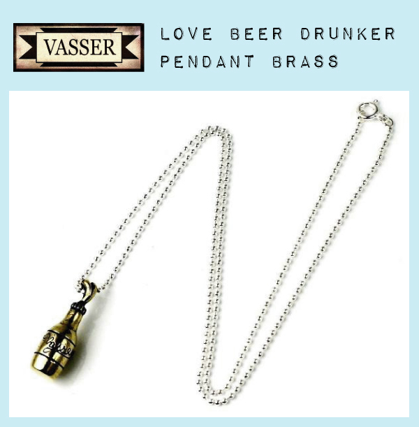 【ラッピング不可】 VASSER(バッサー) Pendant(ラブビアードランカーペンダント)BRASS Drunker Beer Love その他 【ラッピング不可】 VASSER(バッサー) Pendant(ラブビアードランカーペンダント)BRASS Drunker Beer Love その他