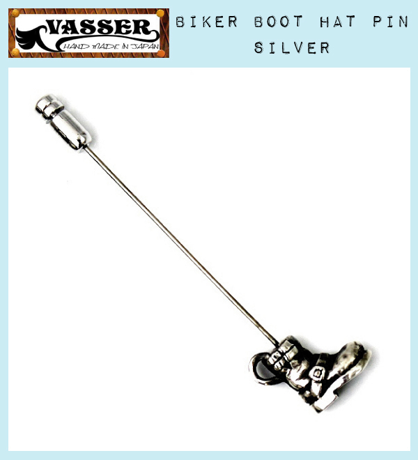 VASSER(バッサー)Biker Boot Hat Pin Silver(バイカーブーツハットピンシルバー)