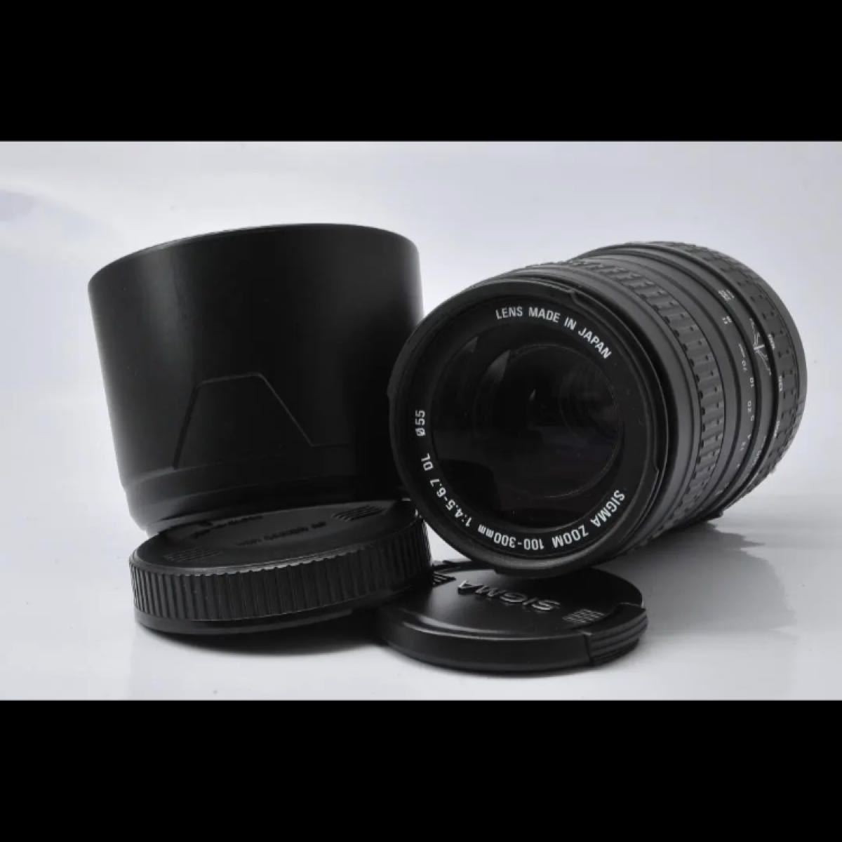 SIGMA シグマ 100-300mm F4 5-6 DL望遠レンズ Canon キャノン｜PayPayフリマ