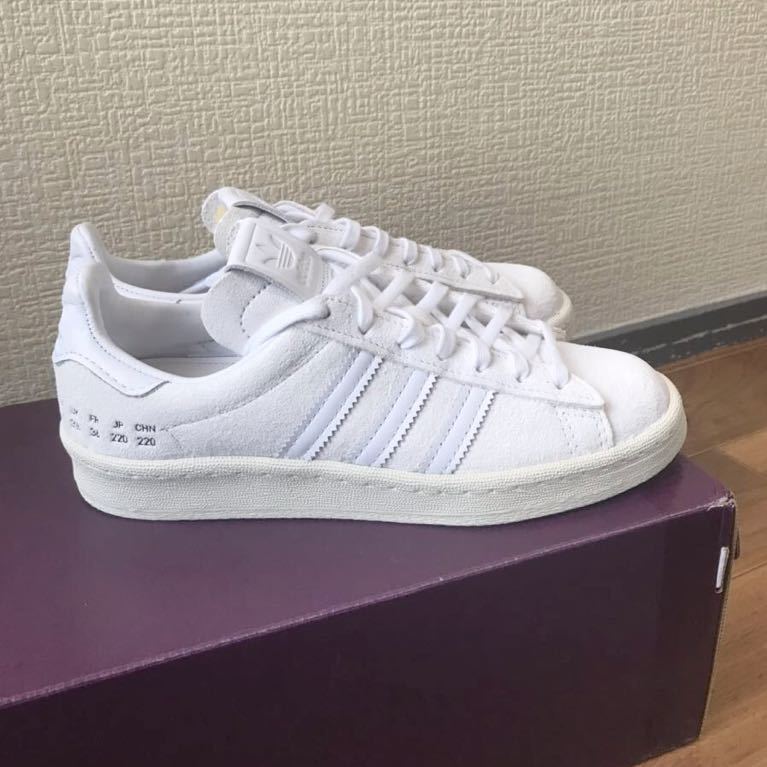 adidas Originals アディダス オリジナルス ホワイトスエードアッパースニーカー“CAMPUS 80s” fy5467