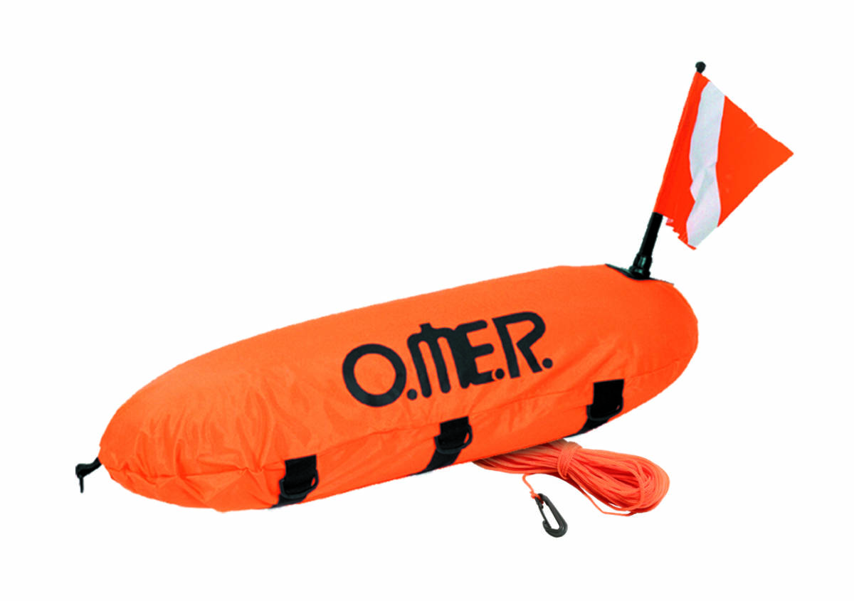 OMER(オマー)魚雷型フロート MASTER TORPEDO 二重構造★素潜り手銛魚突き