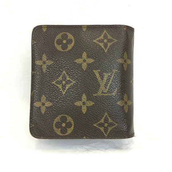 ルイヴィトン モノグラム コンパクトジップ M61667 ２つ折り財布 LOUIS VUITTON ._画像2