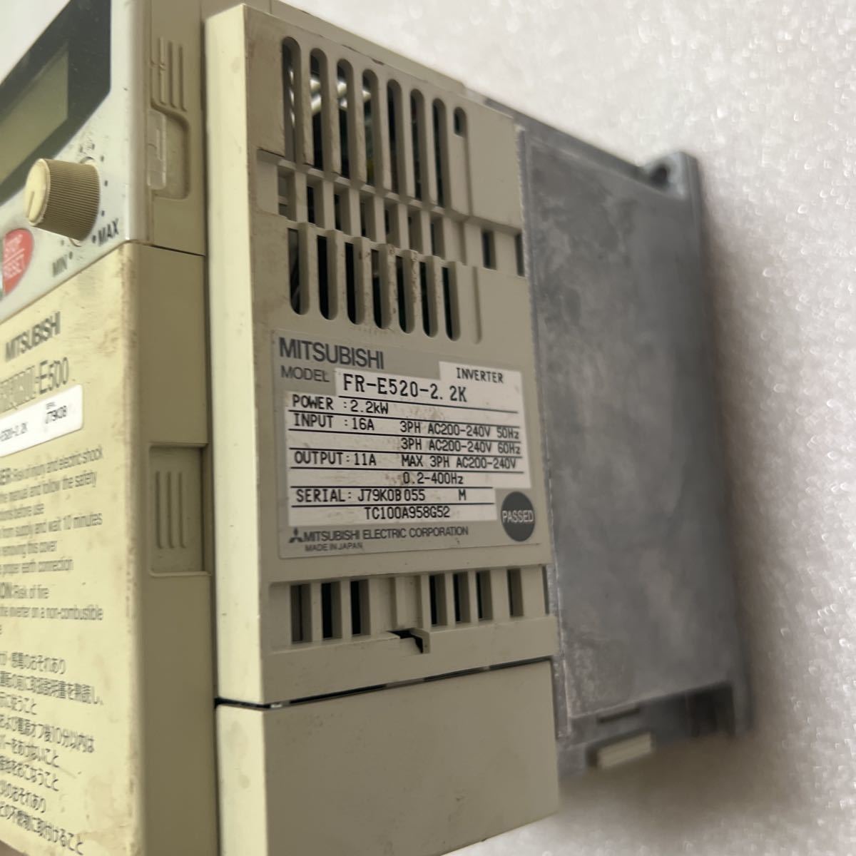 三菱 インバーター FR-E520-2 2K (A)｜PayPayフリマ