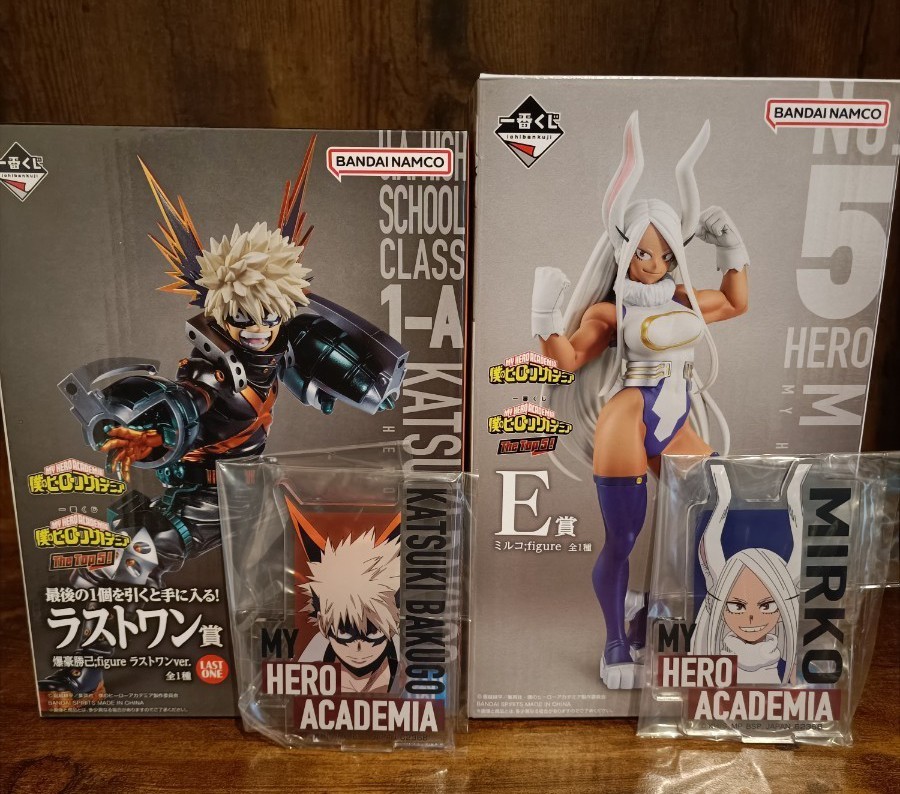 ヒロアカ 一番くじ フィギュア アクスタ ミルコ ラストワン 爆豪 ヒロアカ 一番くじ フィギュア アクスタ ミルコ ラストワン 爆豪